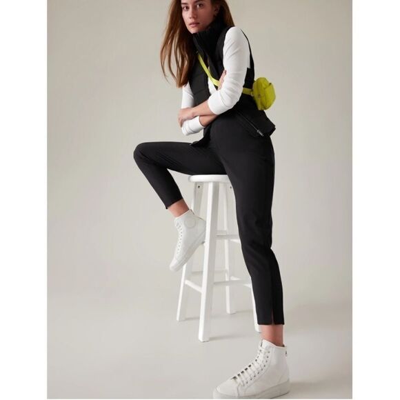 Athleta Brooklyn Mid Rise Ankle Pant Black Size 6 New NWOT - Picture 5 of 16